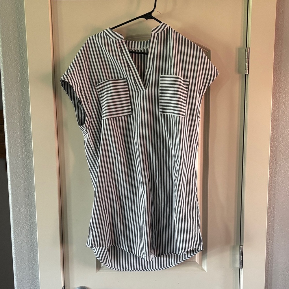 Striped Black and White Women's dress